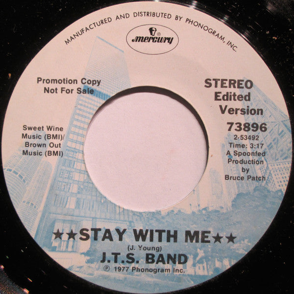 JTS (2) : Stay With Me / Time To Be Flyin' (7", Promo)