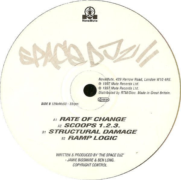 Space DJz : Rate Of Change (12")