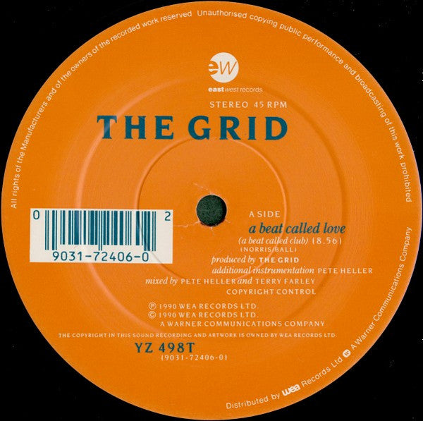 The Grid : A Beat Called Love (12")