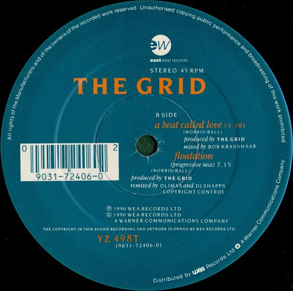 The Grid : A Beat Called Love (12")