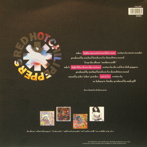 Red Hot Chili Peppers : Higher Ground (12", Single, RE, Gat)