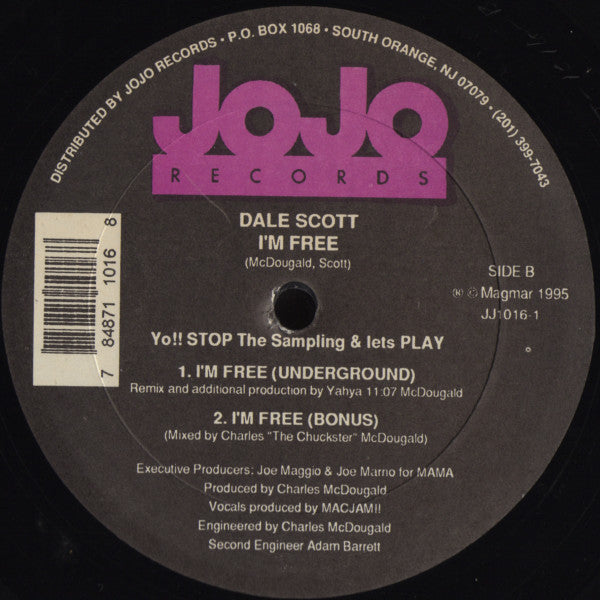 Dale Scott : I'm Free (12")