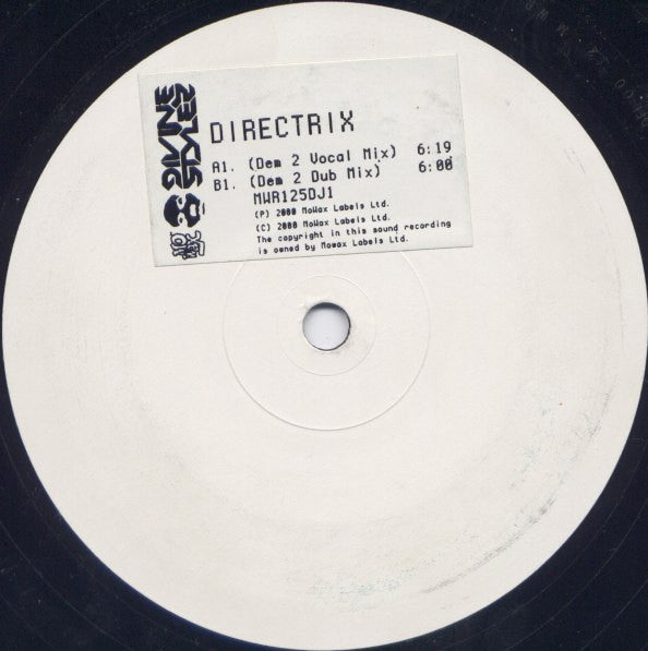 Divine Styler : Directrix (Dem 2 Remixes) (12", Promo, W/Lbl, Sti)