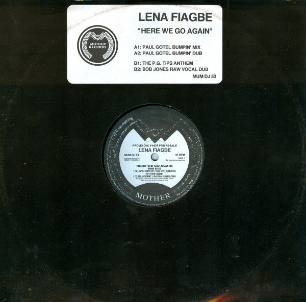 Lena Fiagbe : Here We Go Again (12", Promo)