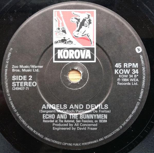 Echo & The Bunnymen : Silver (7", Single)