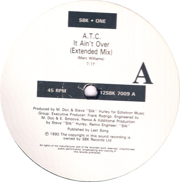 ATC* : It Ain't Over (12")
