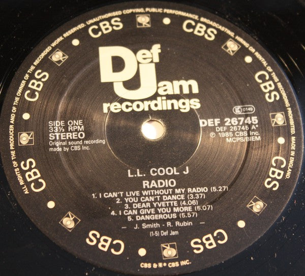 LL Cool J : Radio (LP, Album)