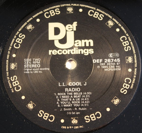 LL Cool J : Radio (LP, Album)