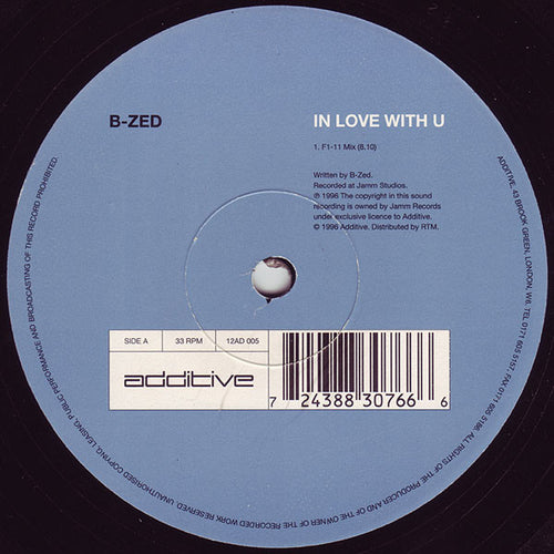 B-Zed : In Love With U (12")
