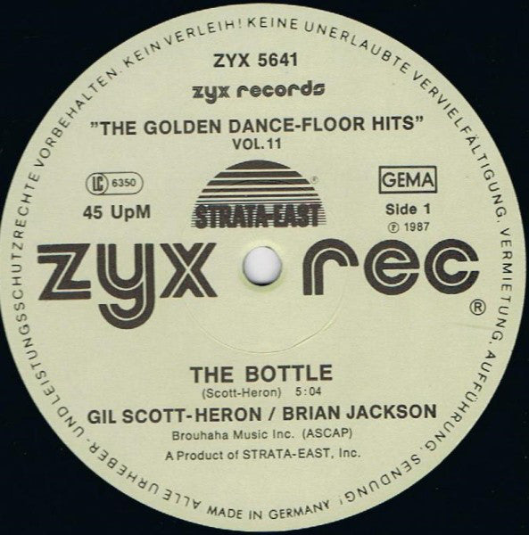 Gil Scott-Heron / Brian Jackson* / Tullio De Piscopo : The Golden Dance-Floor Hits Vol. 11 (12", Maxi)