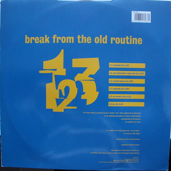Oui 3 : Break From The Old Routine (12")