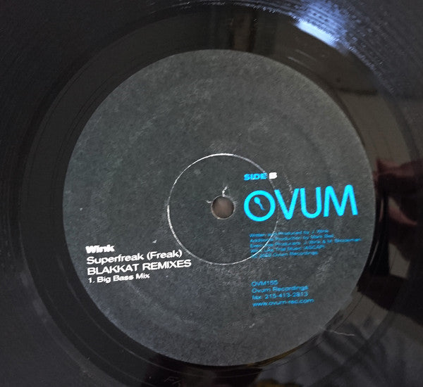 Josh Wink : Superfreak (Freak) Blakkat Remixes (12")