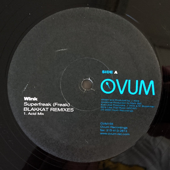Josh Wink : Superfreak (Freak) Blakkat Remixes (12")
