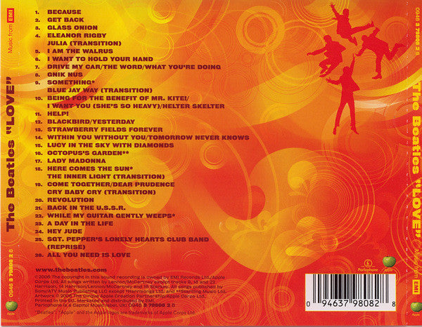 The Beatles : Love (CD, Album, P/Mixed)
