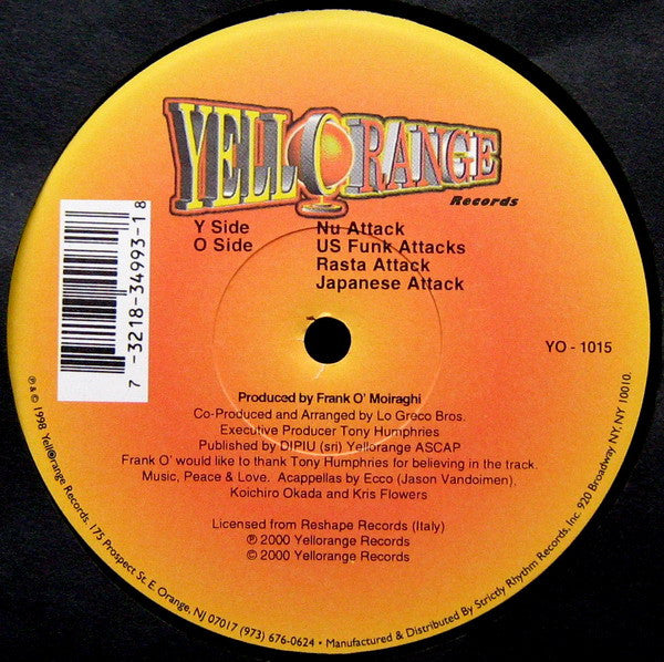 Frank 'O Moiraghi Presents Soweto Funk : Hey DJ (12")