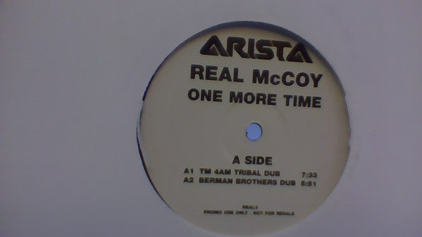 Real McCoy : One More Time (12", Promo)