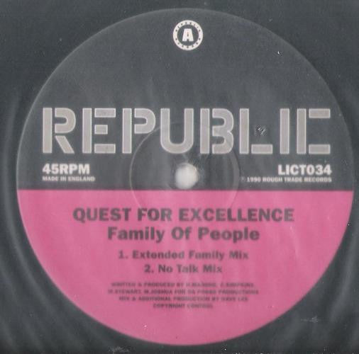 Quest For Excellence : Family Of People (12")
