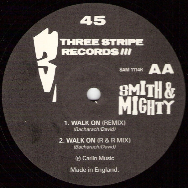 Smith & Mighty Featuring Jackie Jackson (2) : Walk On... (Remixes) (12")