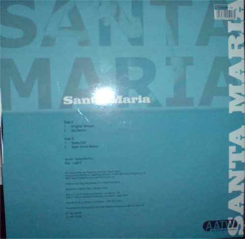 DJ Milano Featuring Samantha Fox : Santa Maria (12", Maxi)
