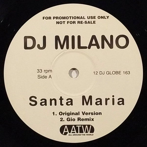 DJ Milano Featuring Samantha Fox : Santa Maria (12", Maxi)