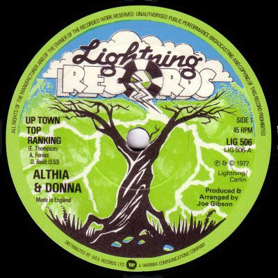 Althia & Donna* / Mighty Two* : Up Town Top Ranking / Calico Suit (7", Single, Pap)