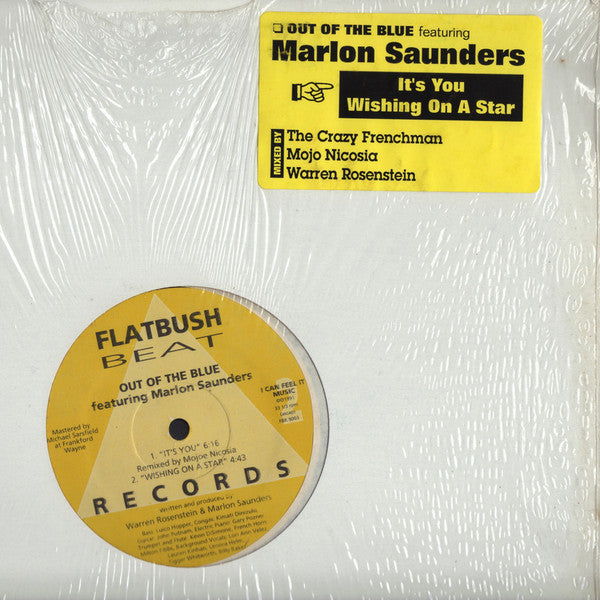 Out Of The Blue Featuring Marlon Saunders : It's You / Wishing On A Star (12")