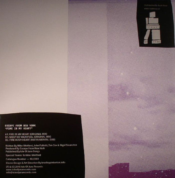 Escape From New York (2) : Fire In My Heart (12", RE)