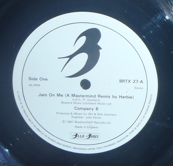 Company B : Jam On Me (12", RE)