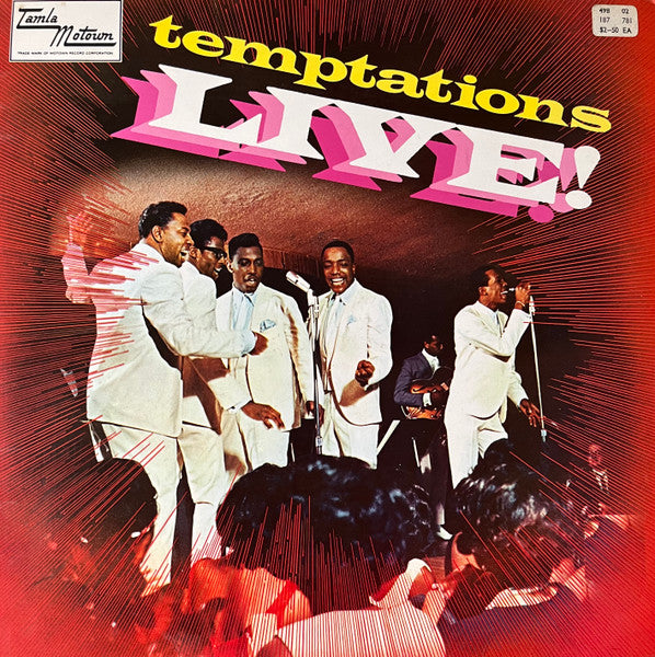 The Temptations : Temptations Live! (LP, Album)