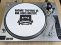 Piracy is killing music Slipmat - 7 & 12 inch LP Vinyl DJ Pro Turntable Slip Mat Record Player Technics 1210 DJ Turntablist