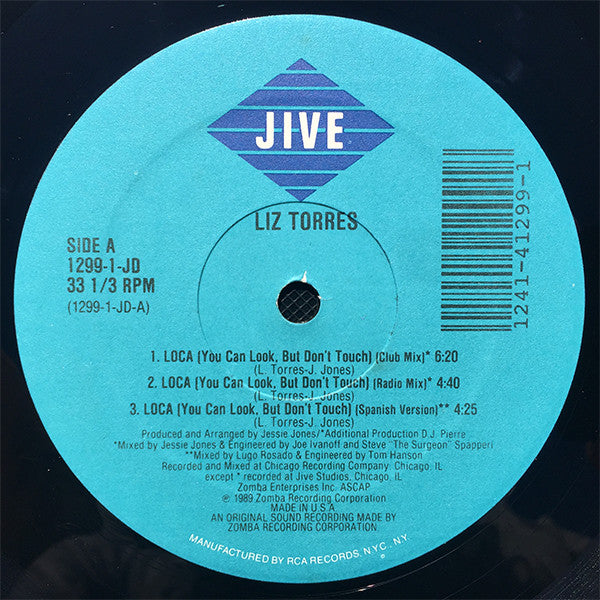 Liz Torres : Loca (You Can Look, But Don't Touch) (12", EMW)