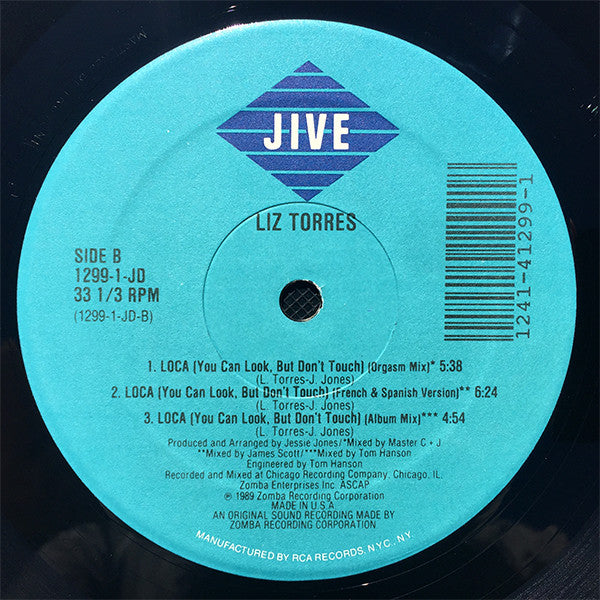 Liz Torres : Loca (You Can Look, But Don't Touch) (12", EMW)