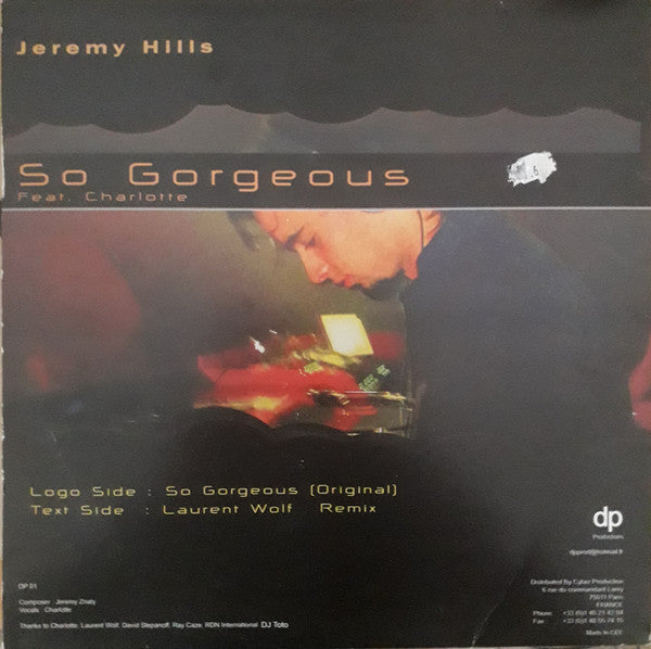 Jeremy Hills Feat. Charlotte (4) : So Gorgeous (12", Single)