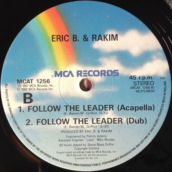 Eric B. & Rakim : Follow The Leader (12")