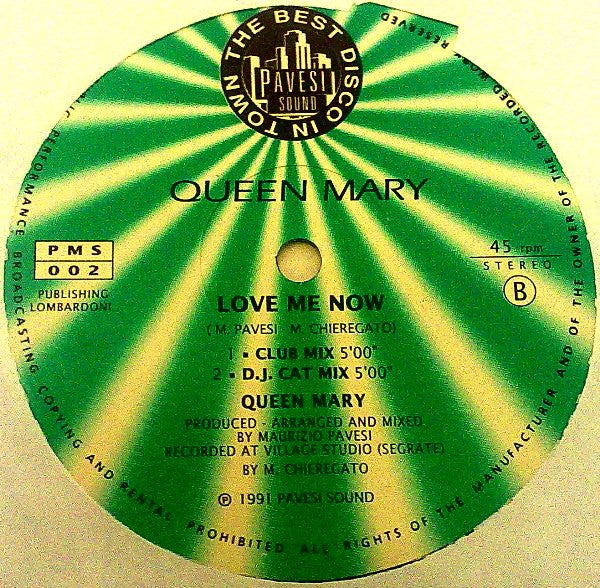 Queen Mary (2) : Love Me Now (12")