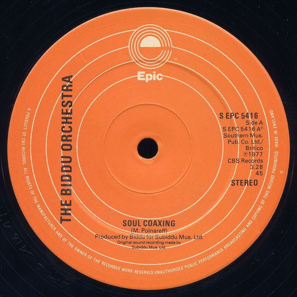 Biddu Orchestra : Soul Coaxing (12", Single, Ltd)