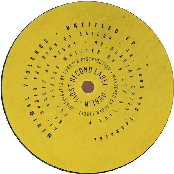 Minimal Violence : Untitled EP  (12", EP)