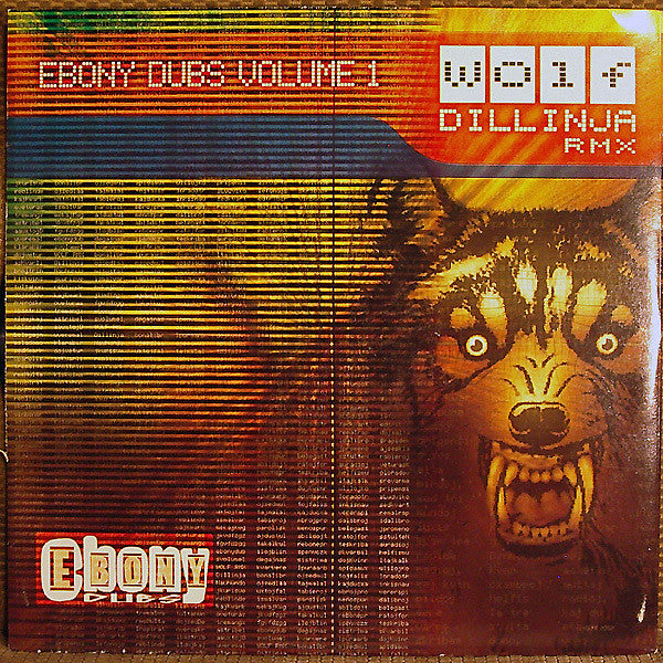 Shy FX : Ebony Dubs Volume 1: Wolf (Dillinja Rmx) (12")