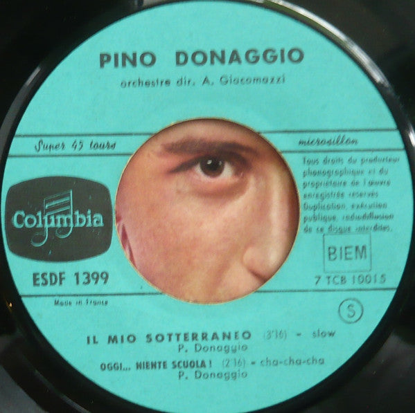 Pino Donaggio : Il Mio Sotterraneo  (7", EP)