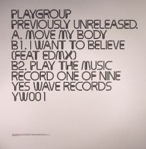 Playgroup : Previously Unreleased (Record One Of Nine) (12", EP, Ltd)