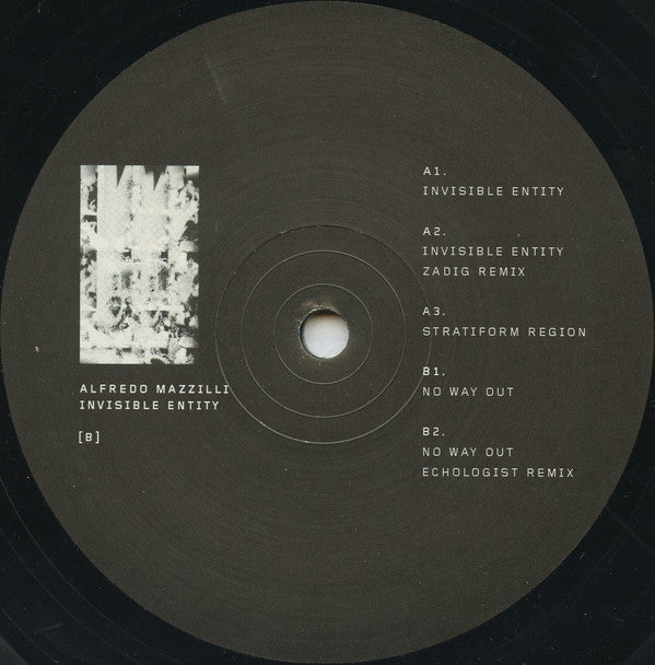 Alfredo Mazzilli : Invisible Entity EP (12")