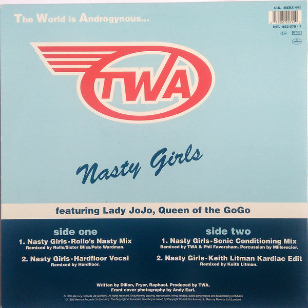 TWA Featuring Lady Jojo : Nasty Girls (12")