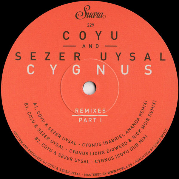 Coyu And Sezer Uysal : Cygnus Remixes - Part 1 (12")