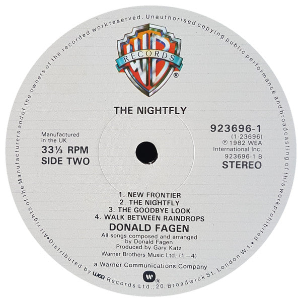 Donald Fagen : The Nightfly (LP, Album)