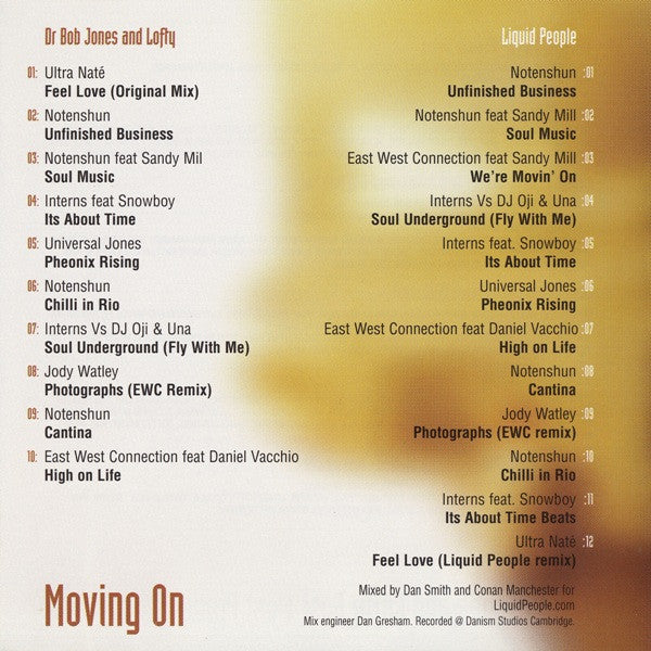 Dr. Bob Jones And Lofty : Moving On (CD, Comp + CD, Mixed)