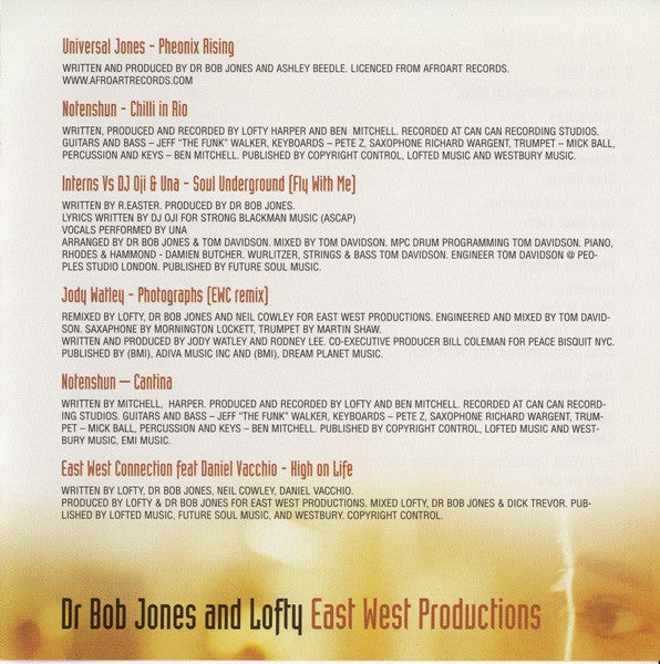 Dr. Bob Jones And Lofty : Moving On (CD, Comp + CD, Mixed)