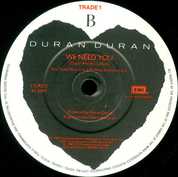Duran Duran : Skin Trade (7", Single)