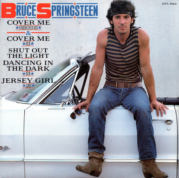 Bruce Springsteen : Cover Me (12", RP, Red)