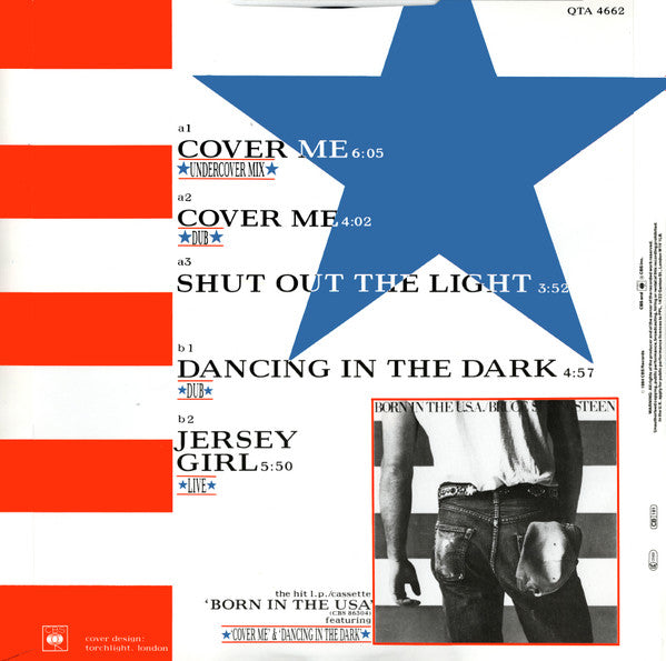 Bruce Springsteen : Cover Me (12", RP, Red)