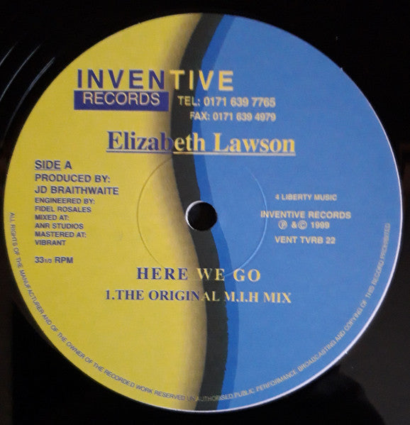 Elizabeth Lawson : Here We Go (12")